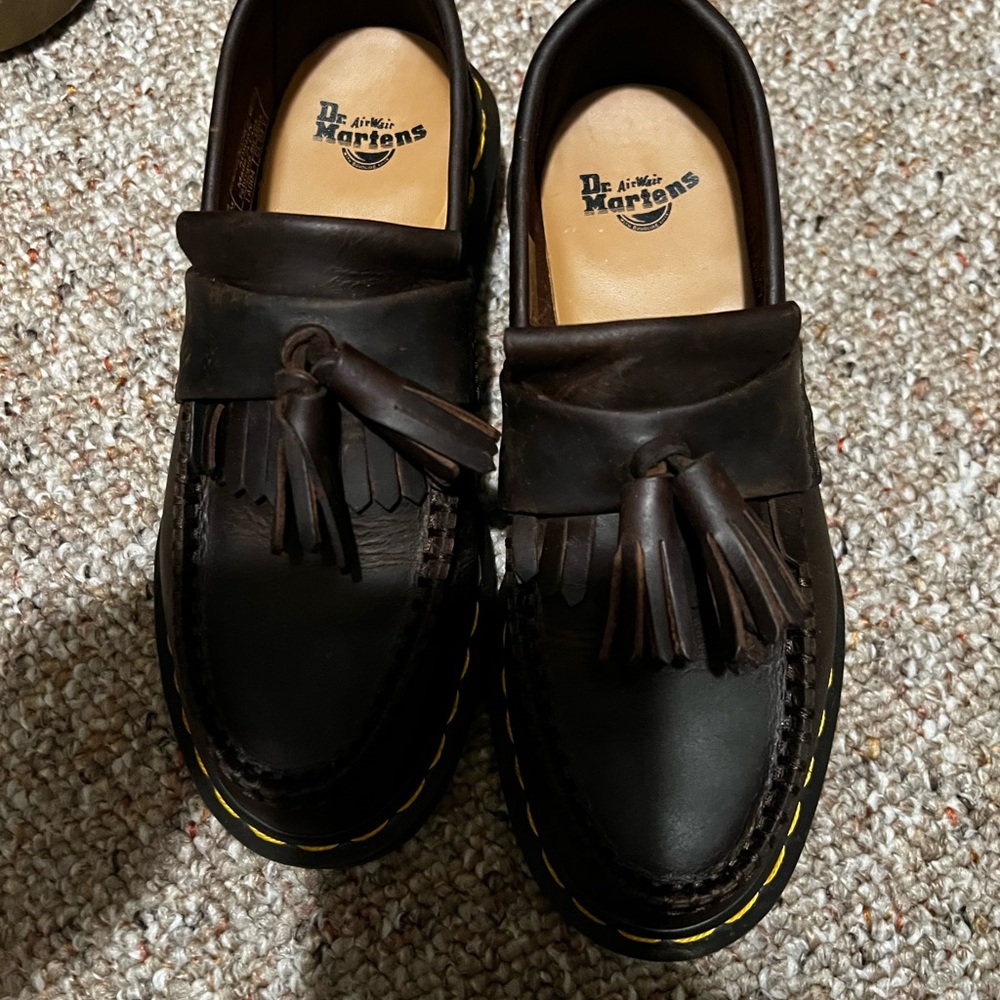 Dr. Martens Dark Brown Tassel Loafers